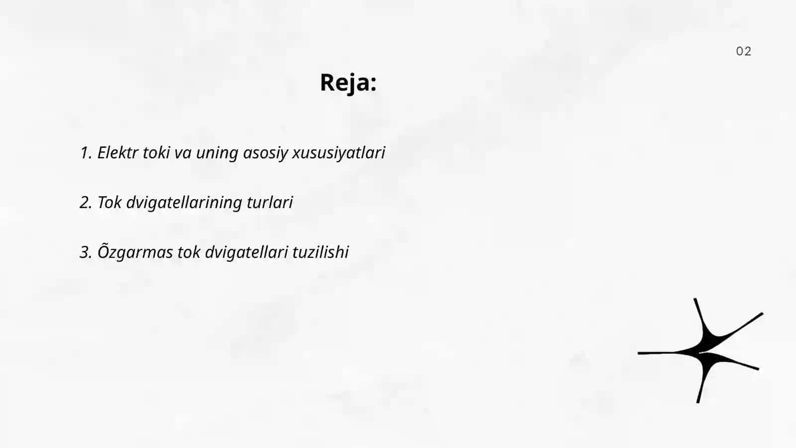 Õzgarmas tok dvigatellari 2
