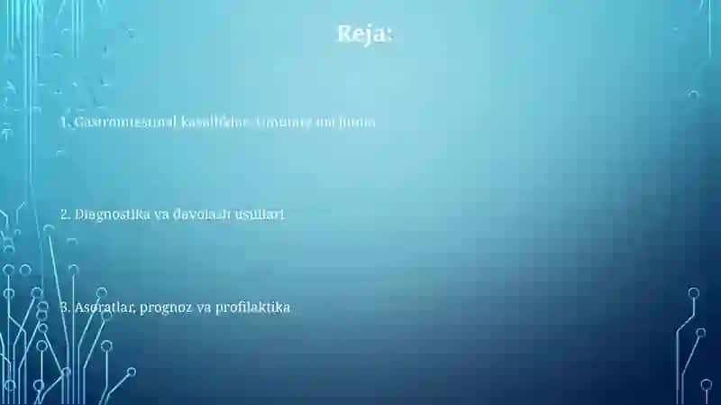 Oshqozon ichak kasaliklari 2