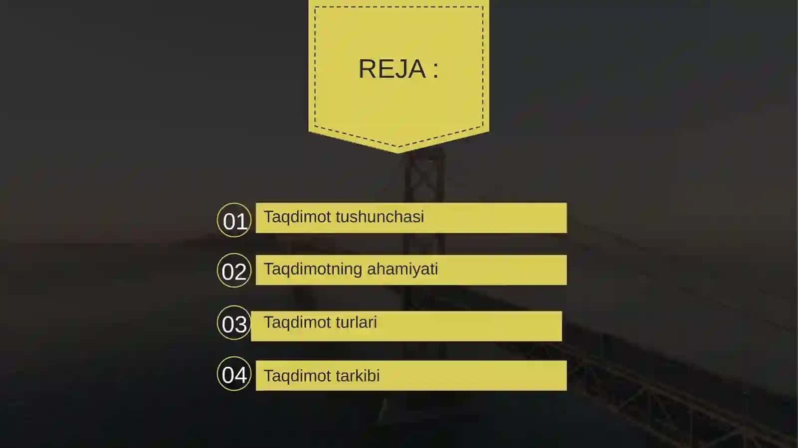 "Taqdimot" mavzusiga slayd 2