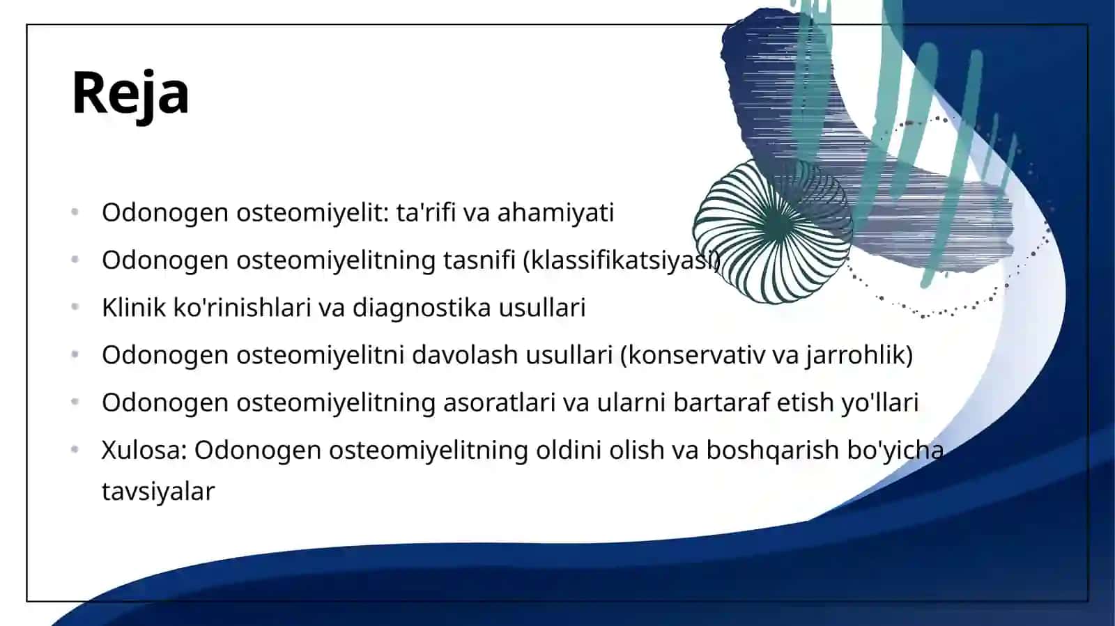 Odonogen osteomiyelit: ta'rifi va ahamiyati 2