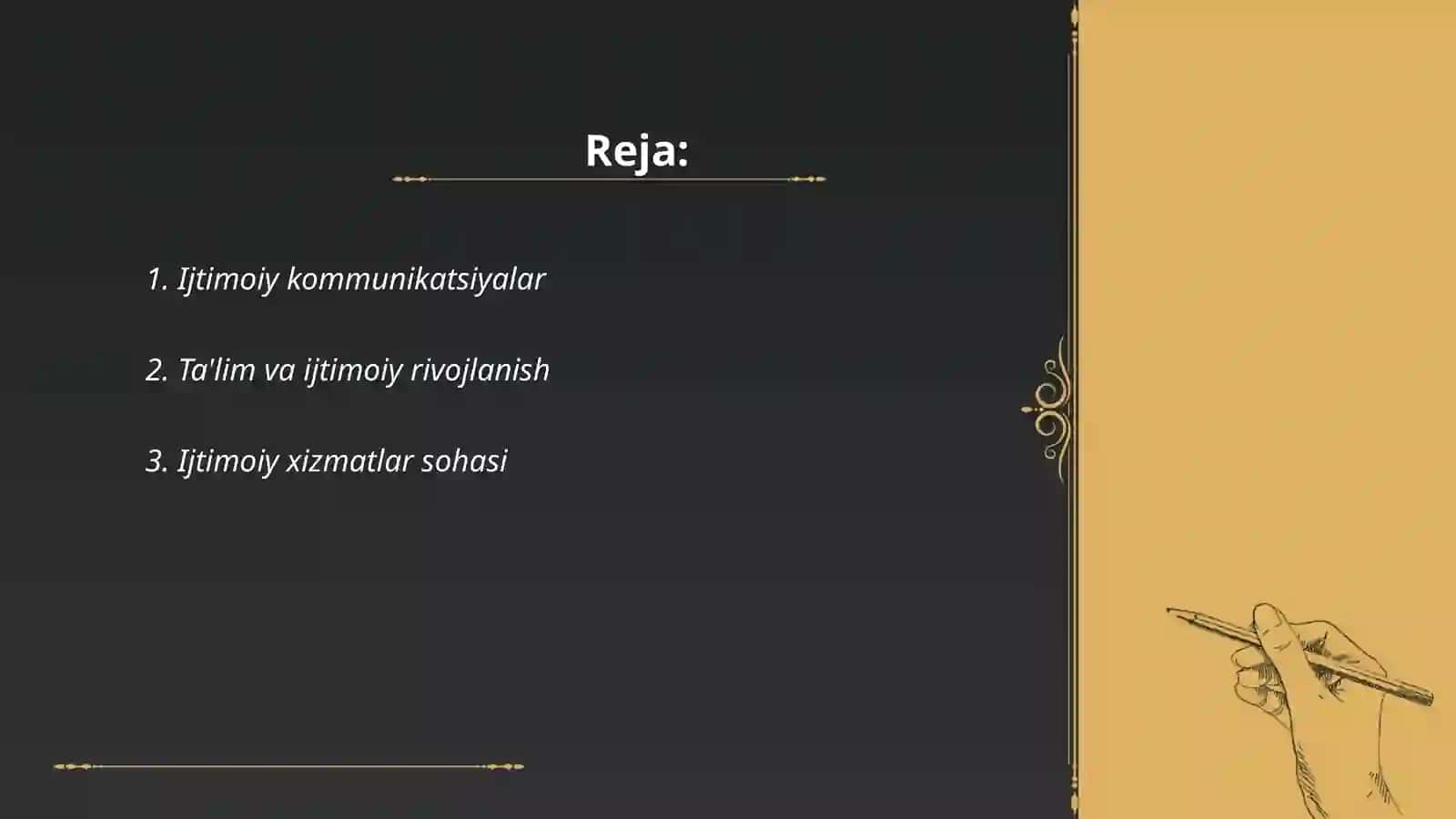 Ijtimoiy kommunikatsiyalar 2