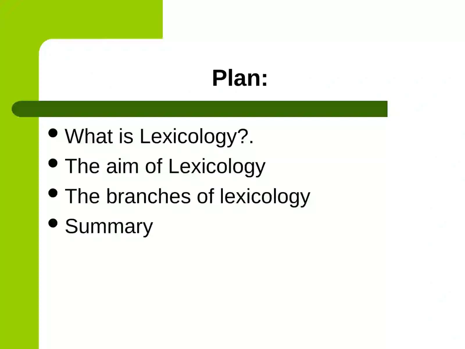LEXICOLOGY AS A BRANCH OF LINGUISTICS 2