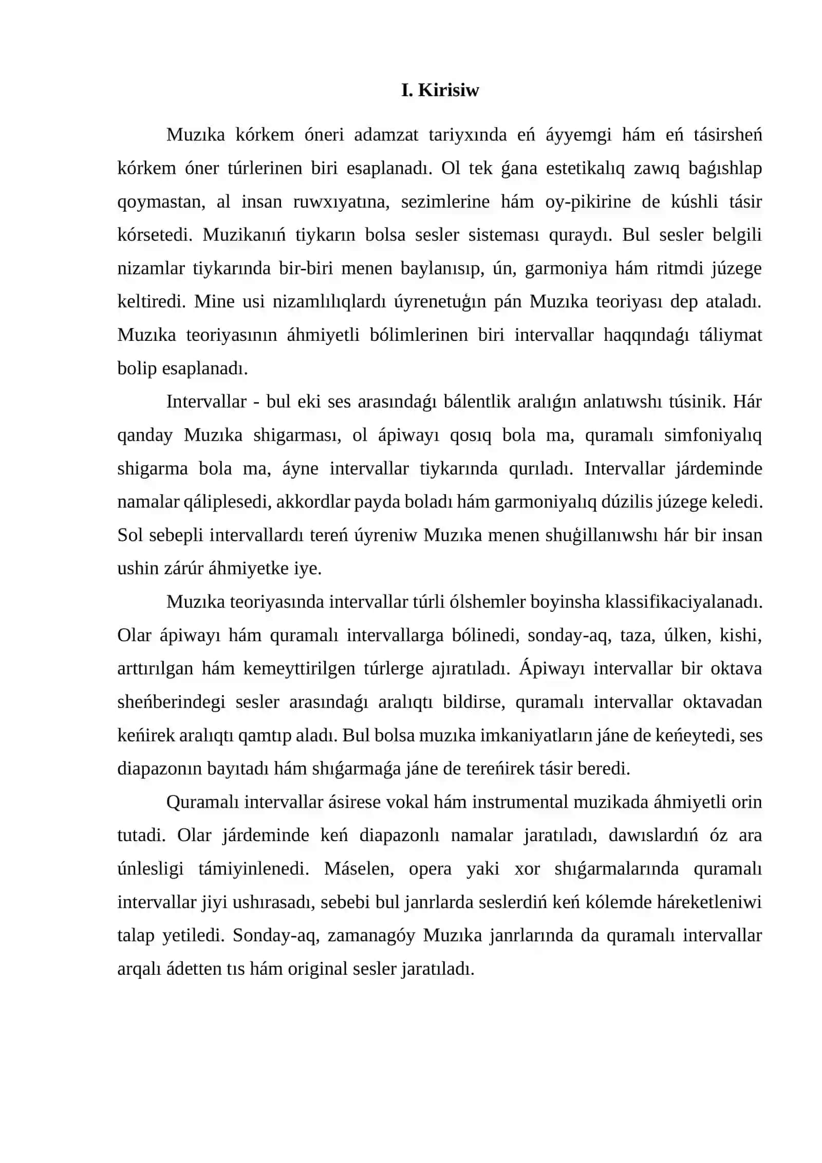 Quramalı intervallar. Arttırılģan hám kemeytirilgen intervallar 2