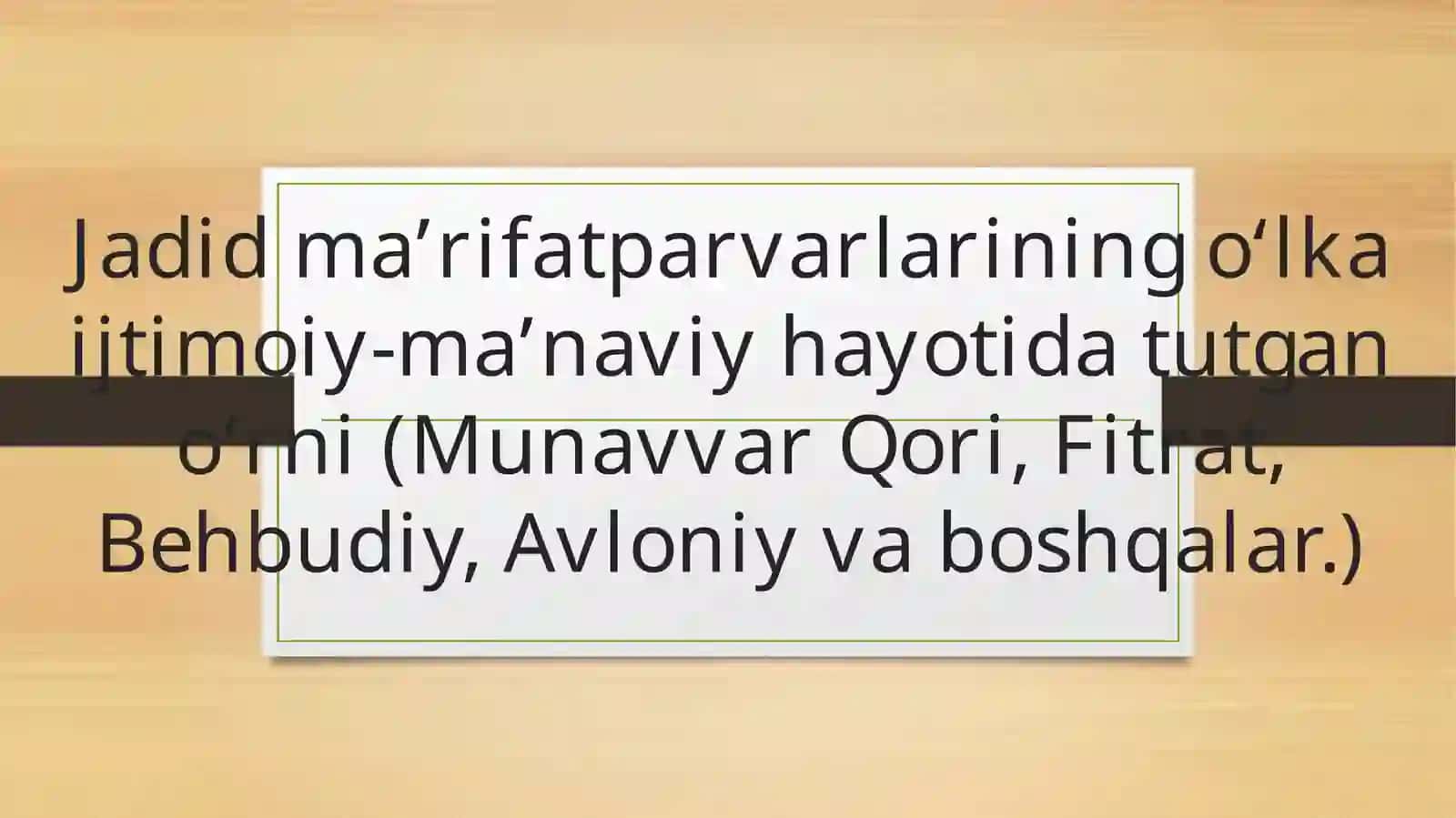 Jadid Ma'rifatparvarlari 2