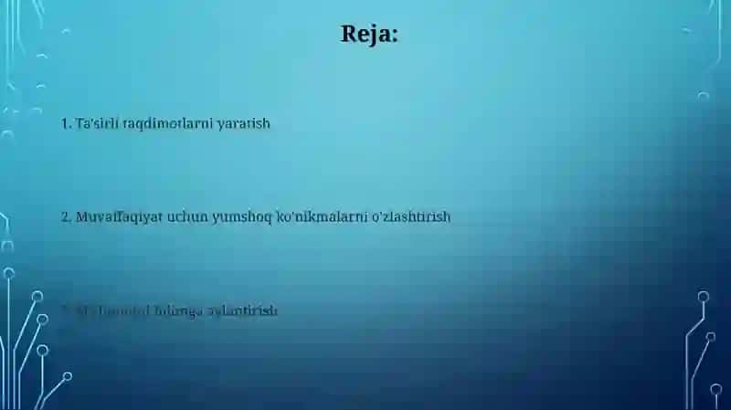 Ta'sirli taqdimotlar 2