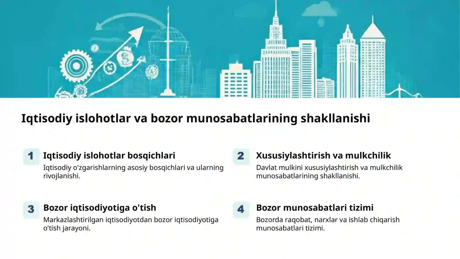 O'zbekiston: O'ziga xos istiqlol yo'li 2