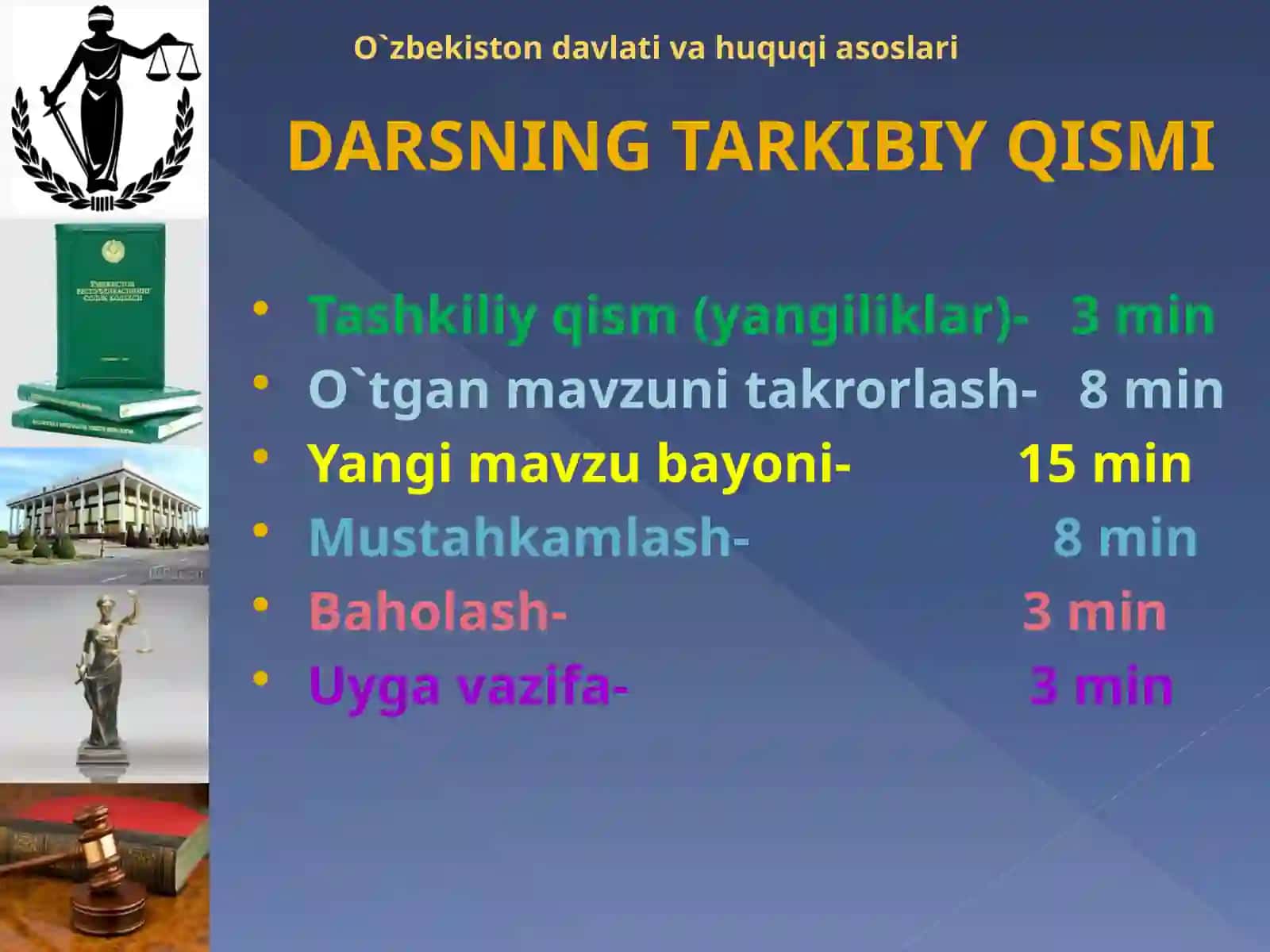 Huquq tarmoqlari 2