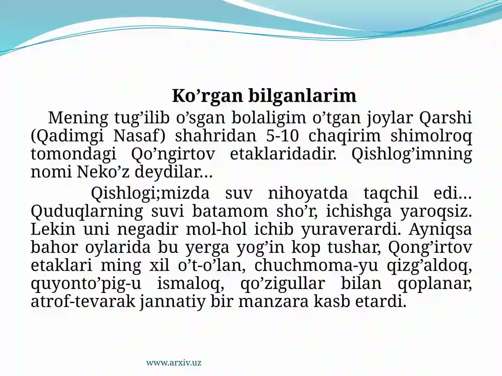 HAYOTI VA IJODI 2