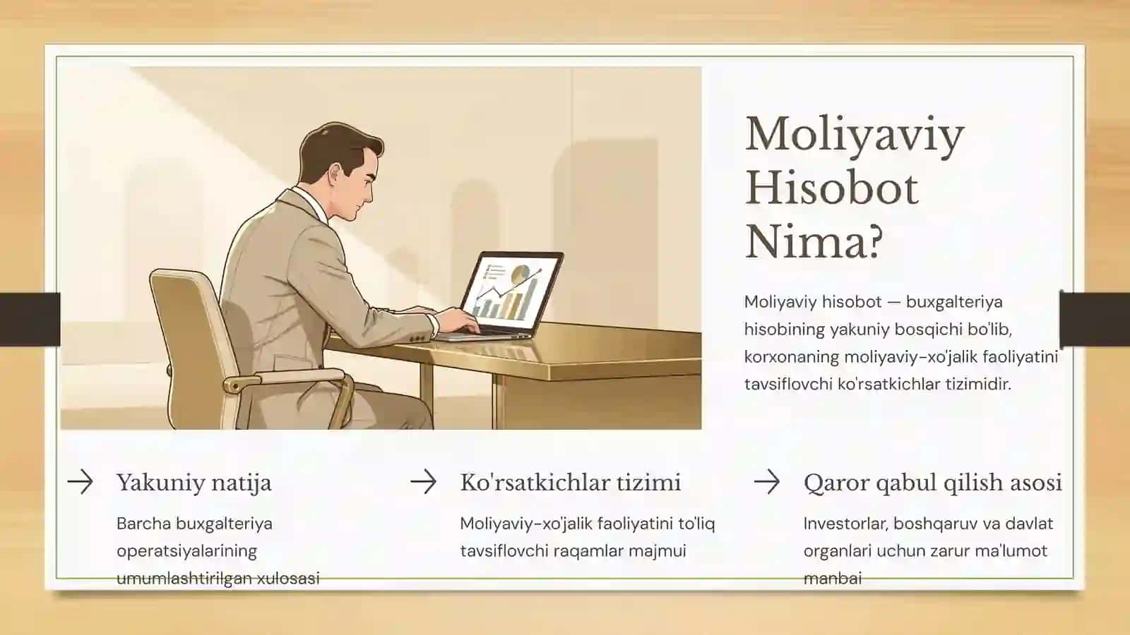 Moliyaviy Hisobotlar: Korxona Faoliyatining Ko'zgusi 2