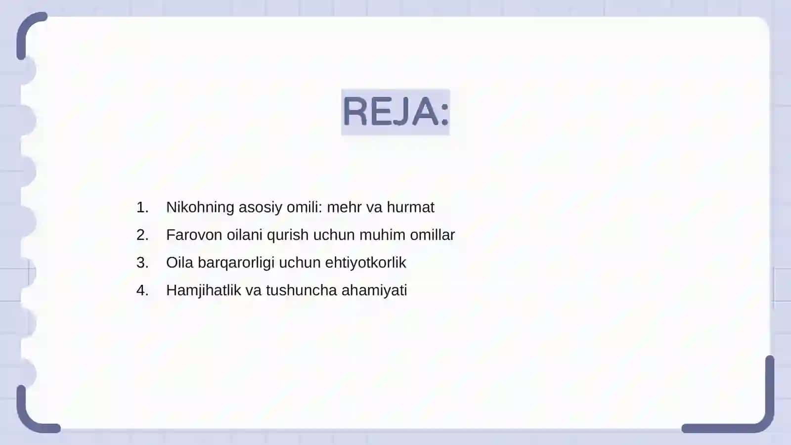 Nikohning asosiy omili: mehr va hurmat 2