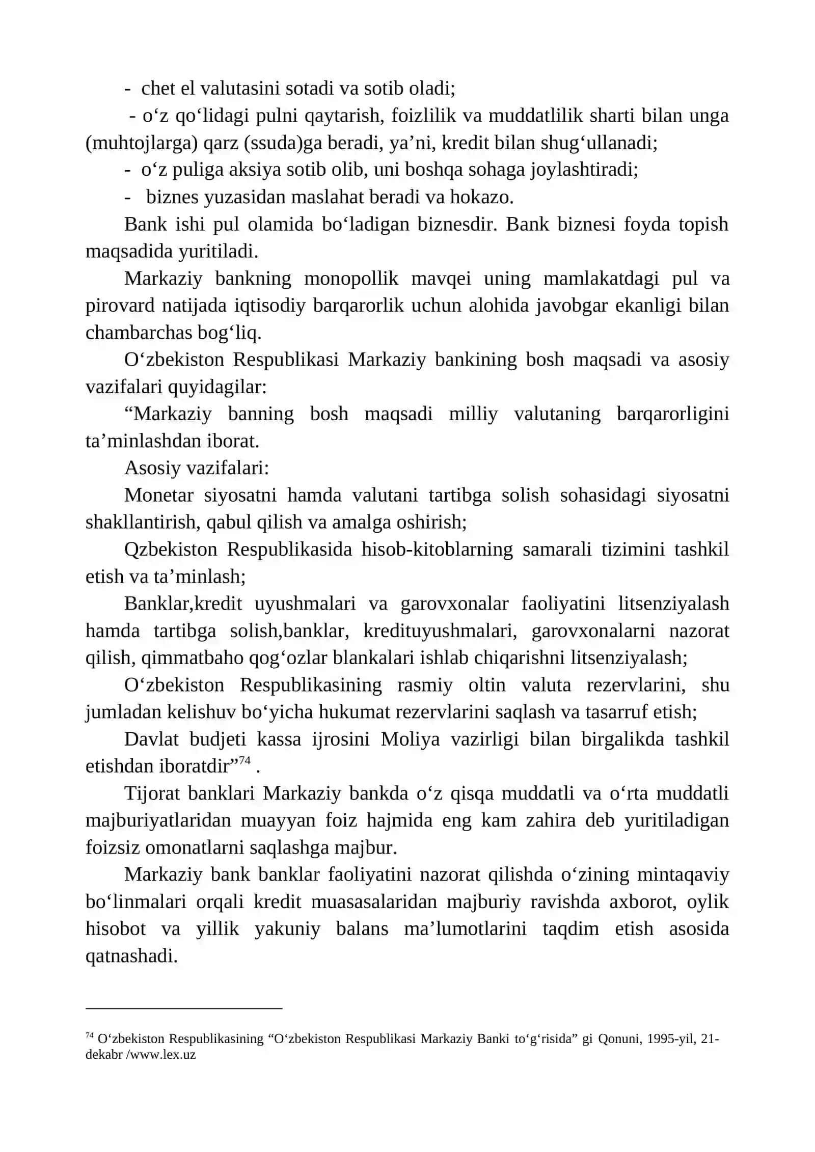 PUL-KREDIT SIYOSATI 2