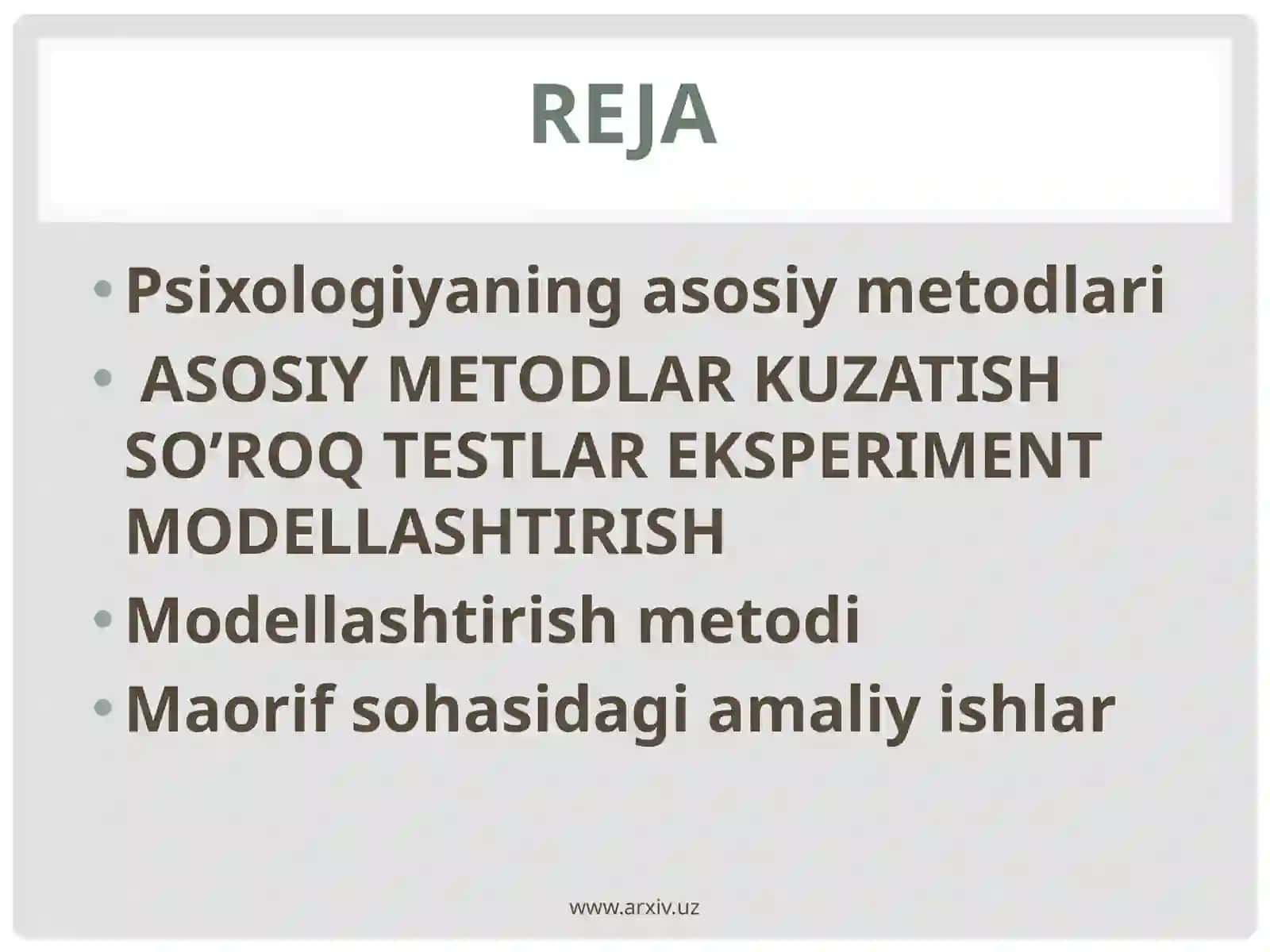 PsixologiyaFaniningZamonaviyMetodlari 2
