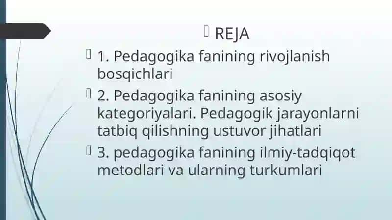 Pedagogik jarayonlar 2