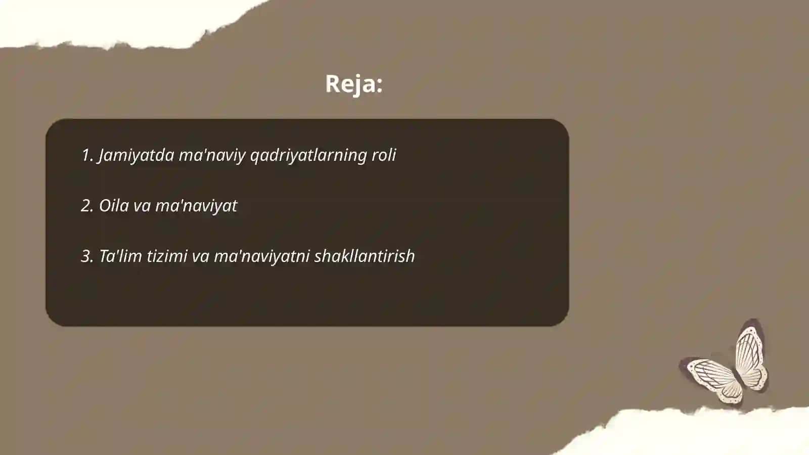 Jamiyat va manaviyat 2