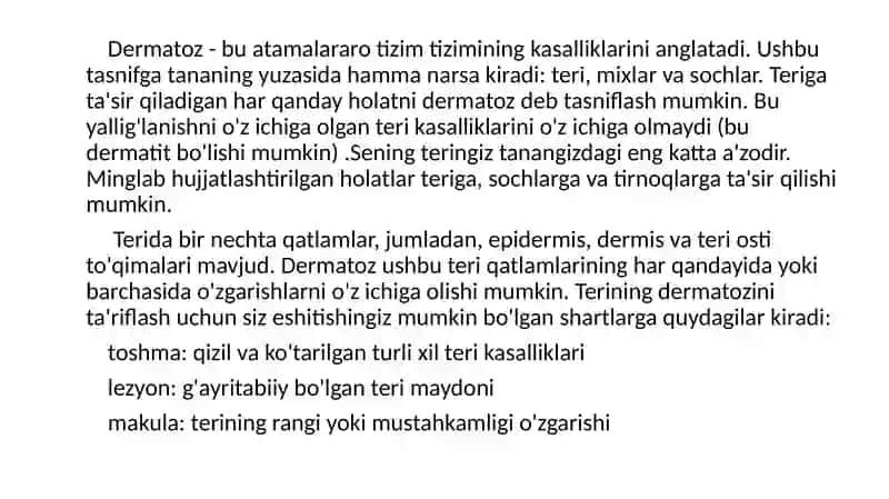 Dermatoz 2