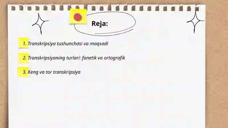 Transkripsiya va uning turlari 2