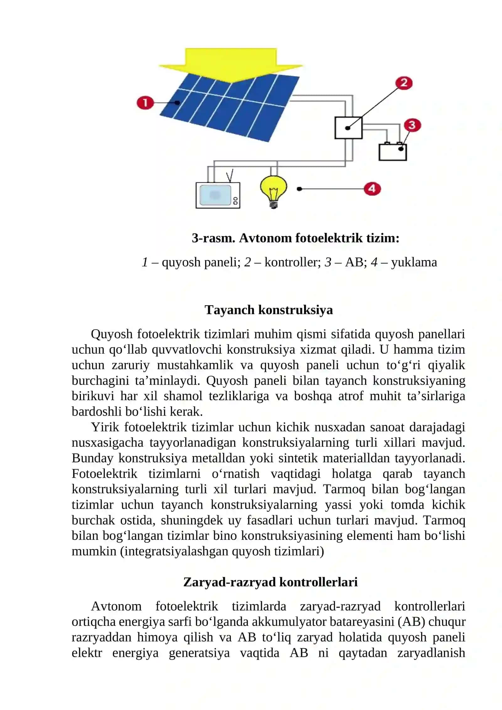 Avtonom fotoelektrik tizimlari 2