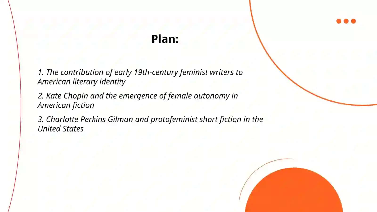 The role of feminist writers in American literature 2