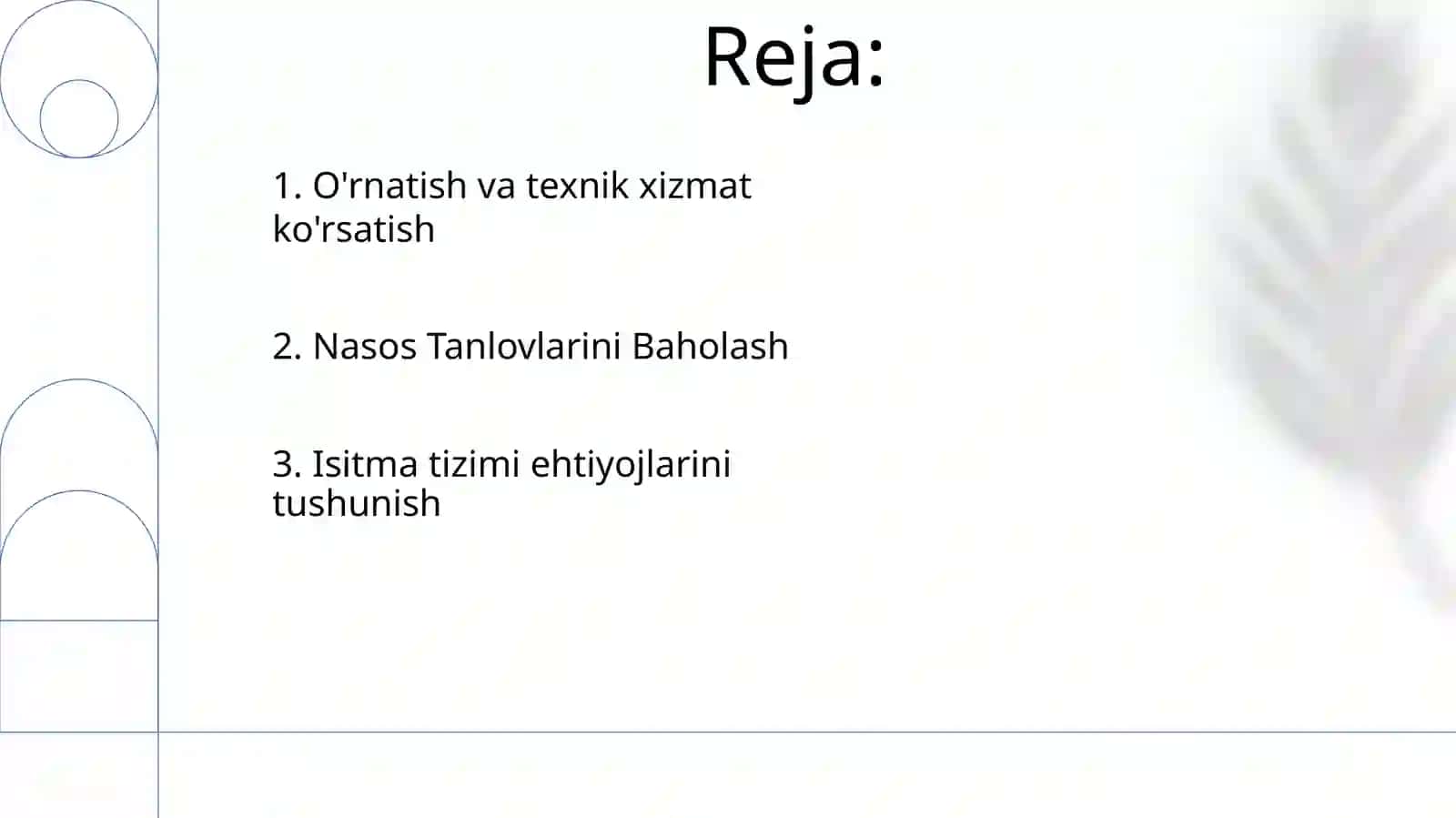 Isitish tizimi uchun nasos tanlash 2