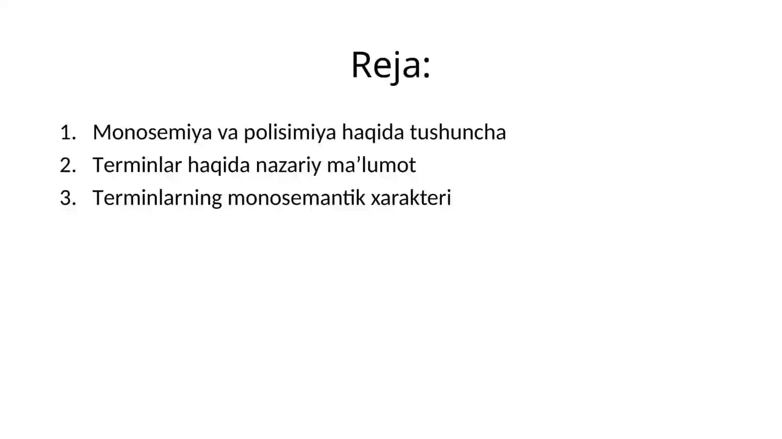 Terminlarning monosemantik xarakteri 2