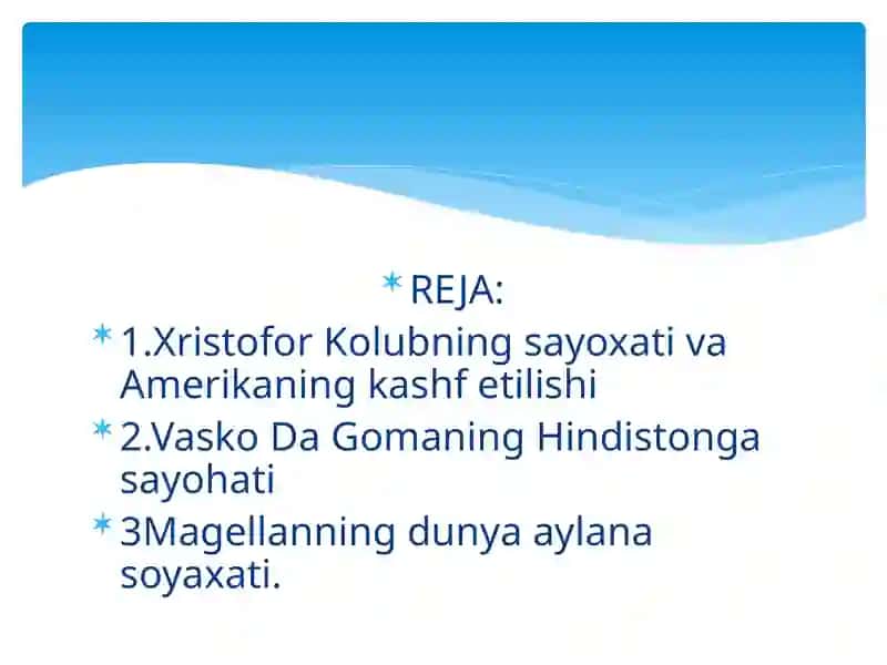 Buyuk geografik kashfiyotlar 2