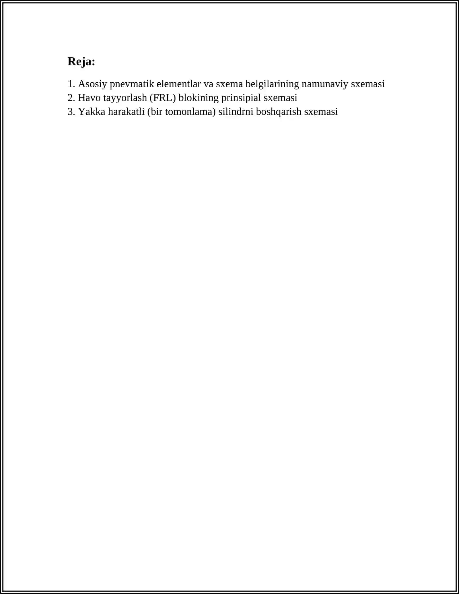 Pnevmatik Yuritmalarni Namunaviy Prinsipial Sxemalari 2