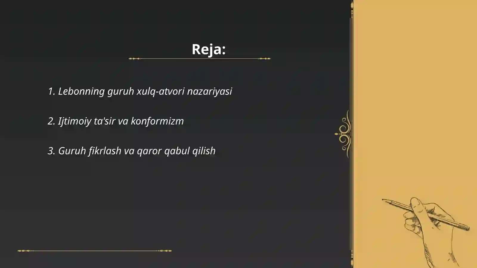 Gustav Lebonning guruh psixologiyasi 2