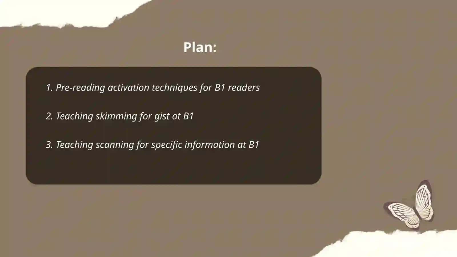 Technologies of teaching reading (B1) 2