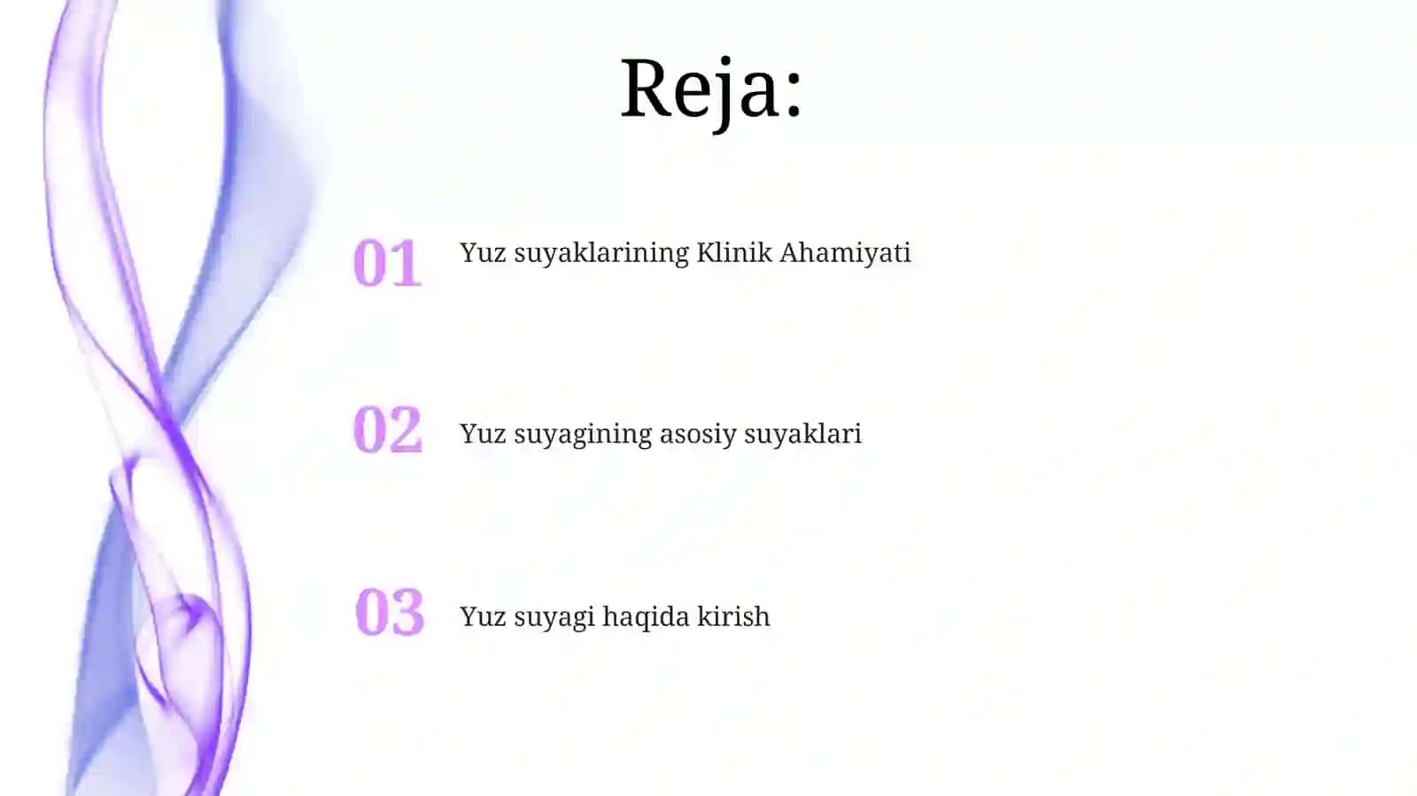 Yuz suyagi 2