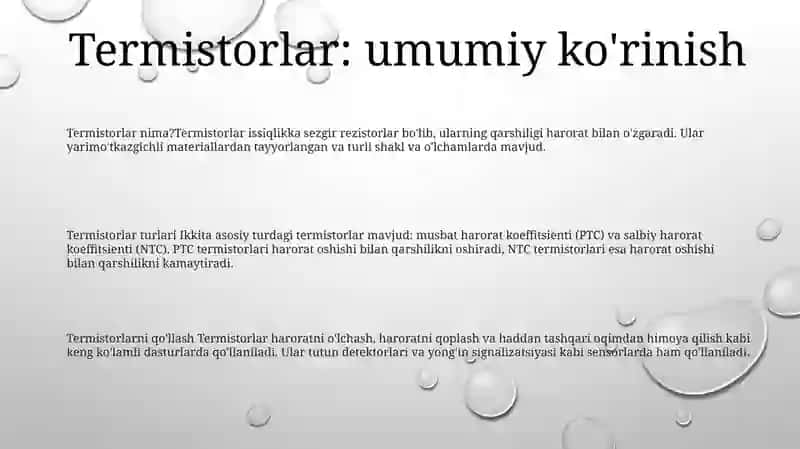 Termistorlar 2