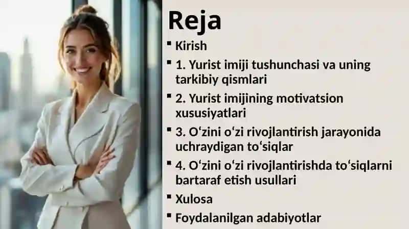 Yuristimijining motivatsion xususiyatlari 2