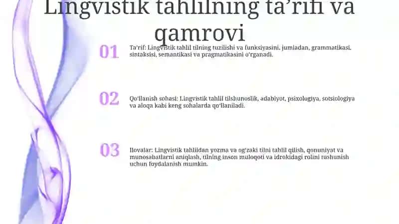 Lingvistik Tahlil 2