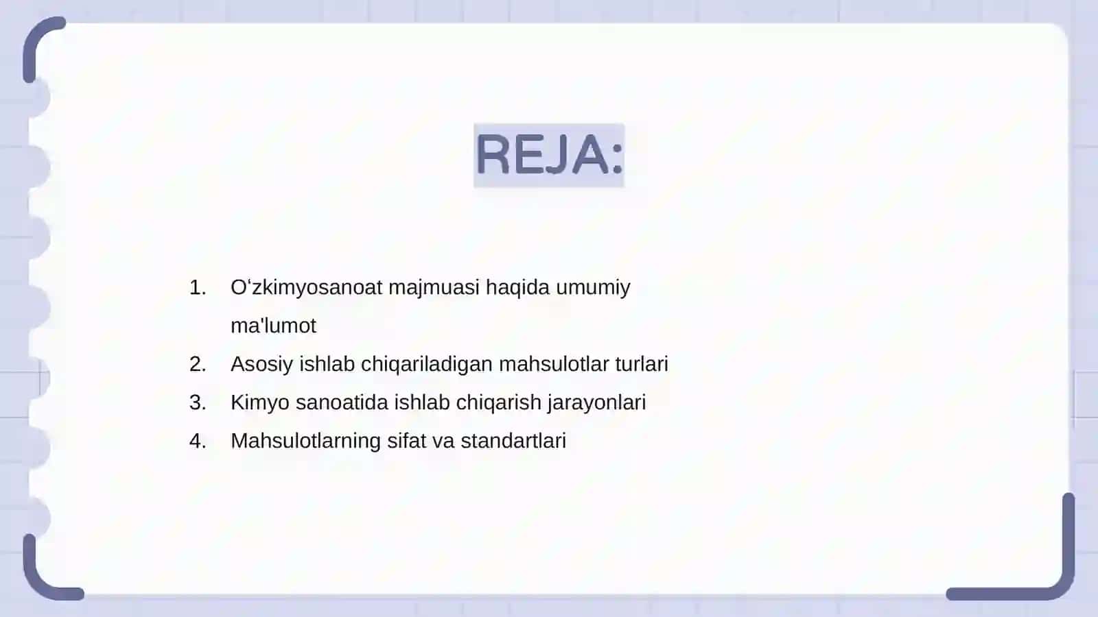Oʻzkimyosanoat majmuasidagi ishlab chiqariladigan mahsulotlar 2