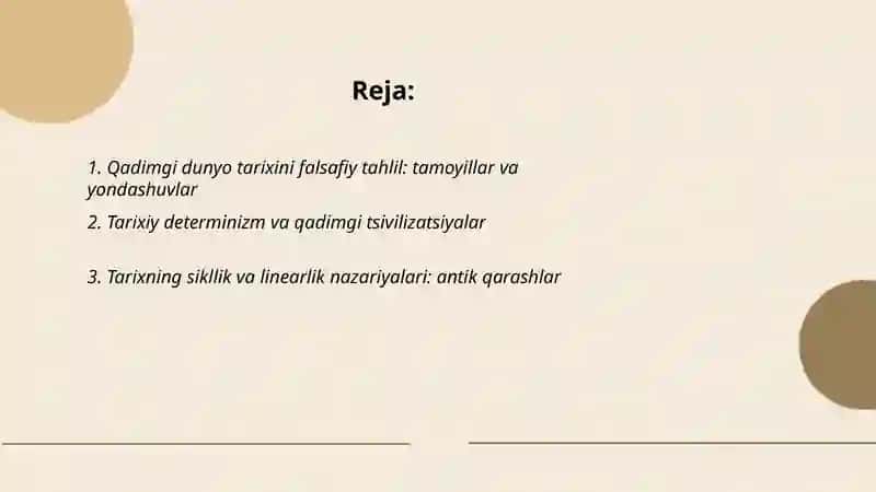 Qadimgi dunyo tarixi falsafasi 2