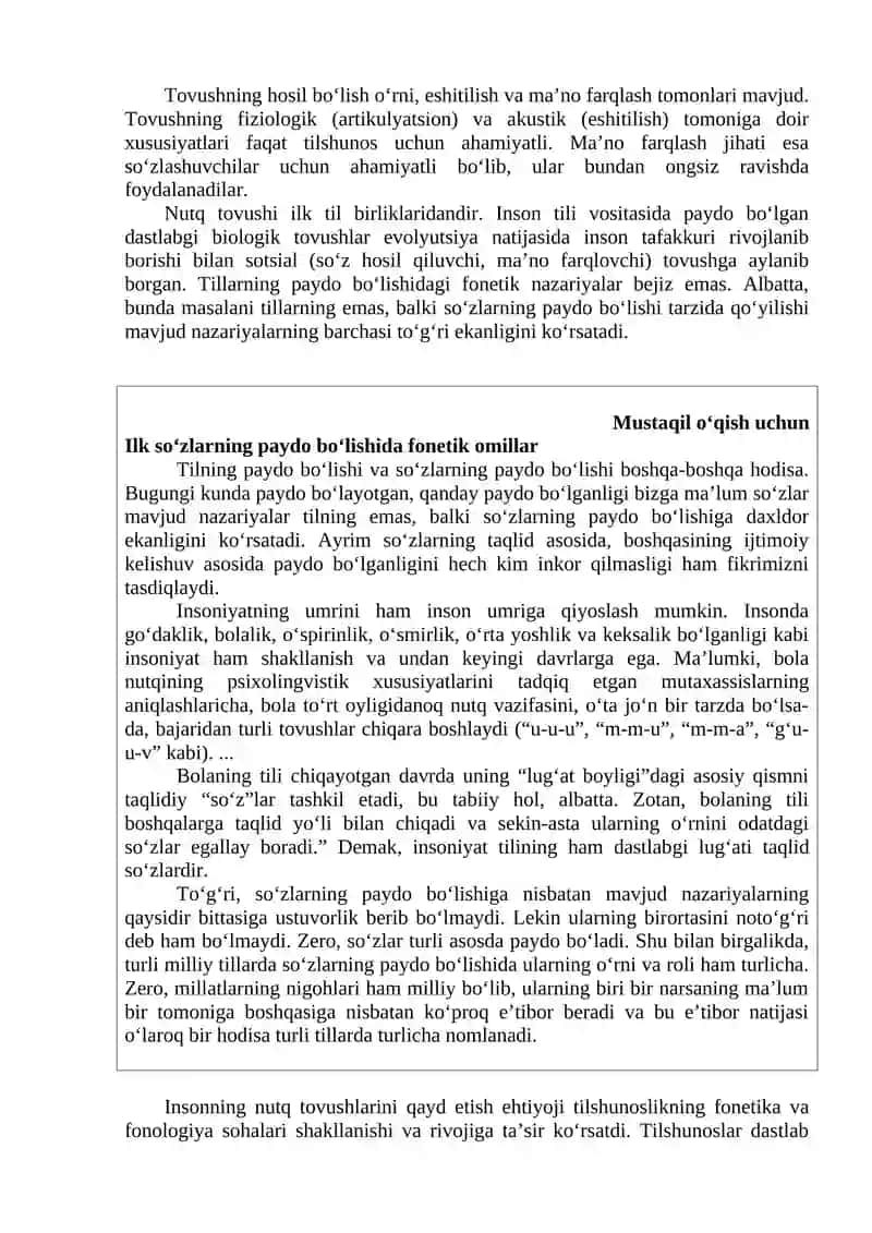 HOZIRGI O‘ZBEK ADABIY TILI FONOLOGIYASI 2