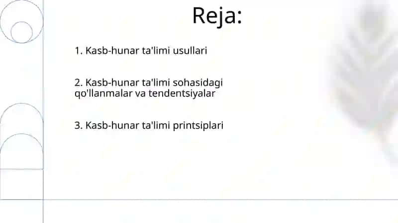 Kasb hunarga yonaltirish tamoyillari shakl va metodlari 2
