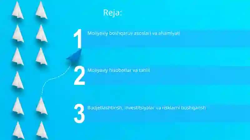 Moliyaviy menejment asoslari faniga kirish 2