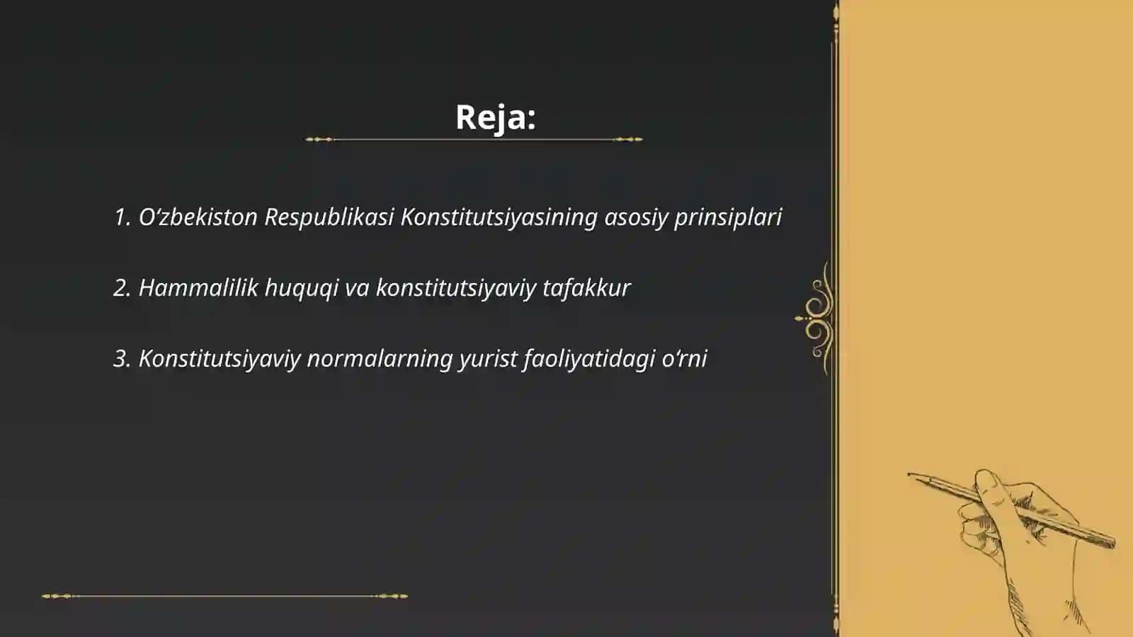 Konstitutsiyaviy Huquqning Ahamiyati 2