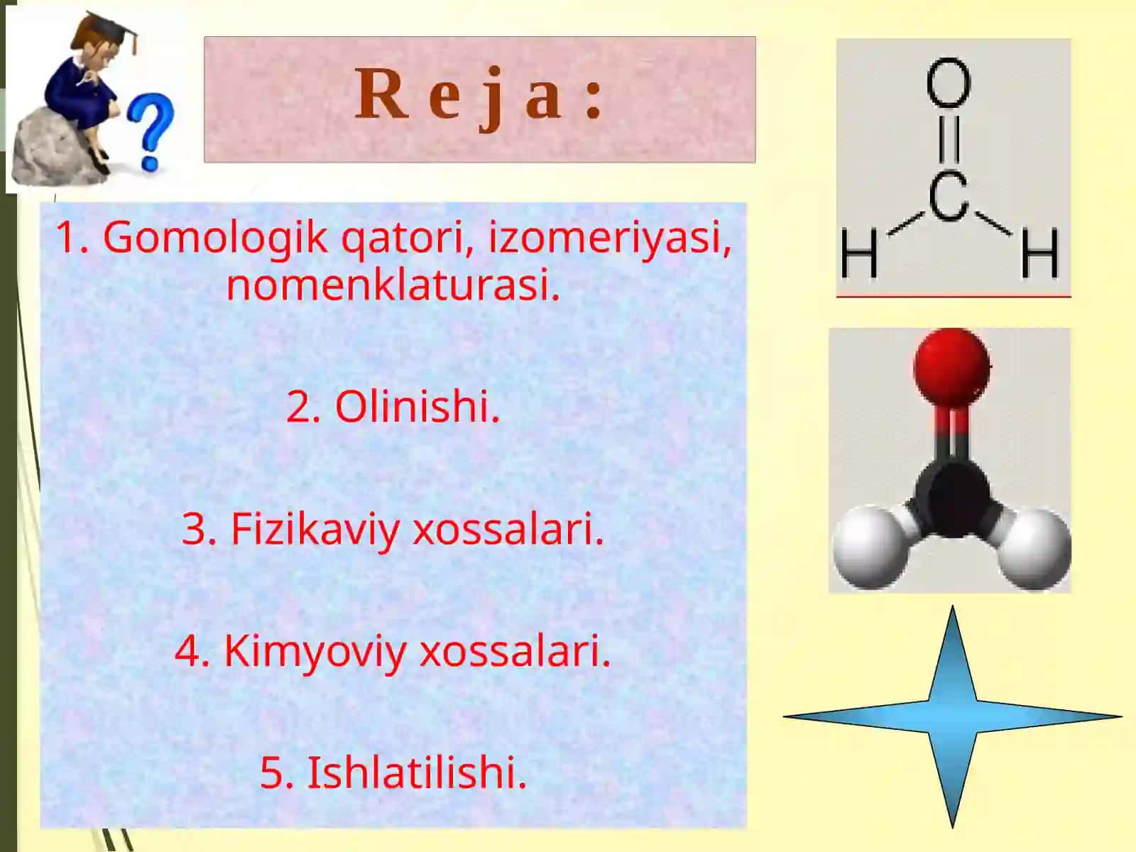 ALDEGIDLAR Nomenklaturasi va izomeriyasi. 2