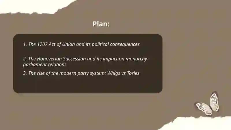 The 1707 Act of Union and its political consequences 2