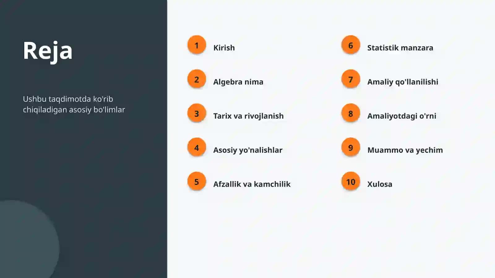 AMALIYOTDA • #245175 Algebra Tamoyillari va qoidalari Ijodkorlar uchun 2