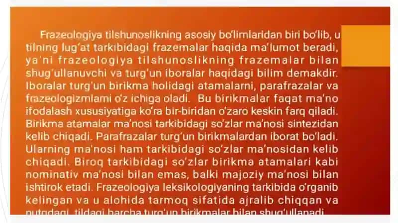 Frazeologik tahlil 2