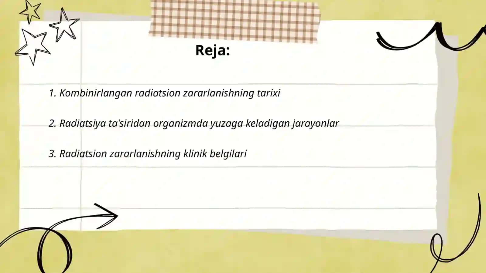 Kombinirlangan radiatsion zararlanish 2