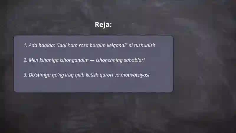Ada lagi ham rosa borgim kelgandi 2