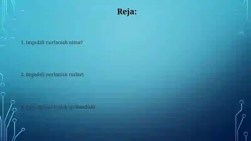 Impulsli nurlanish 2