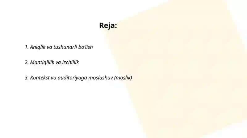 Nutqning kommunikativ sifatlari 2