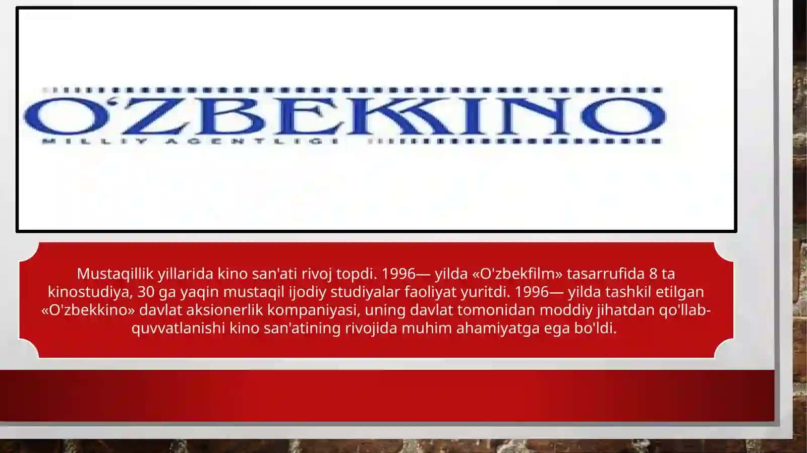 MUSTAQILLIK YILLARIDA KINO SAN’ATI 2
