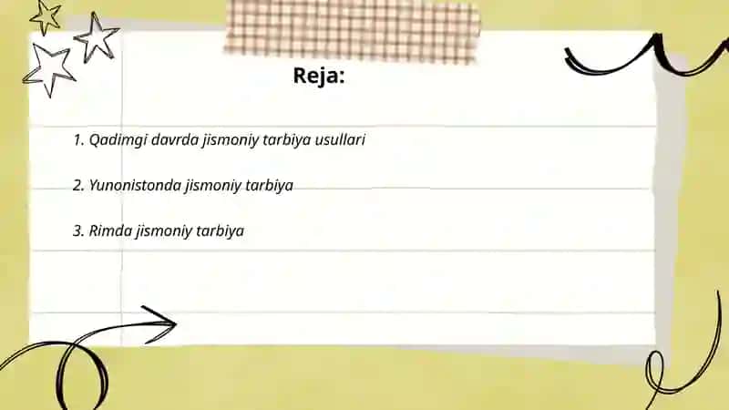 Qadimgi davrda jismoniy tarbiya usullari 2