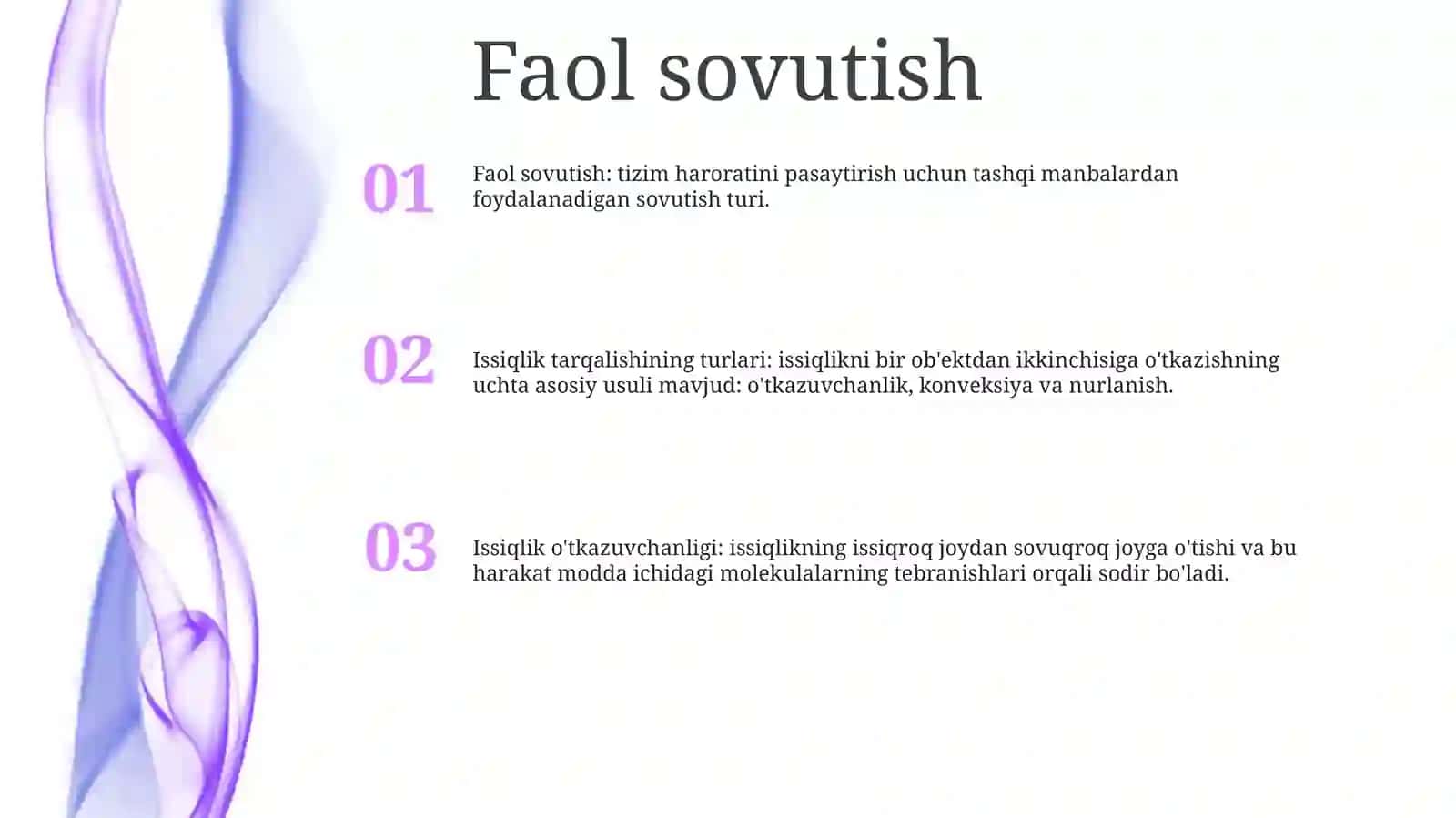 Issiqlik Tarqalish Turlari 2