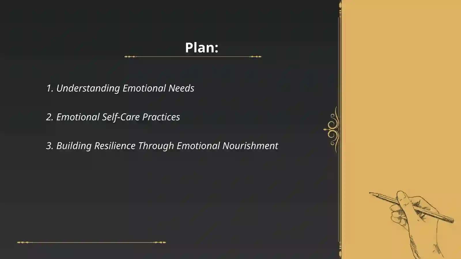 Nourishment.Emotional nourishment 2